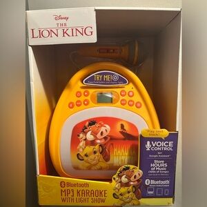 NEW Disney The Lion King Bluetooth MP3 Karaoke